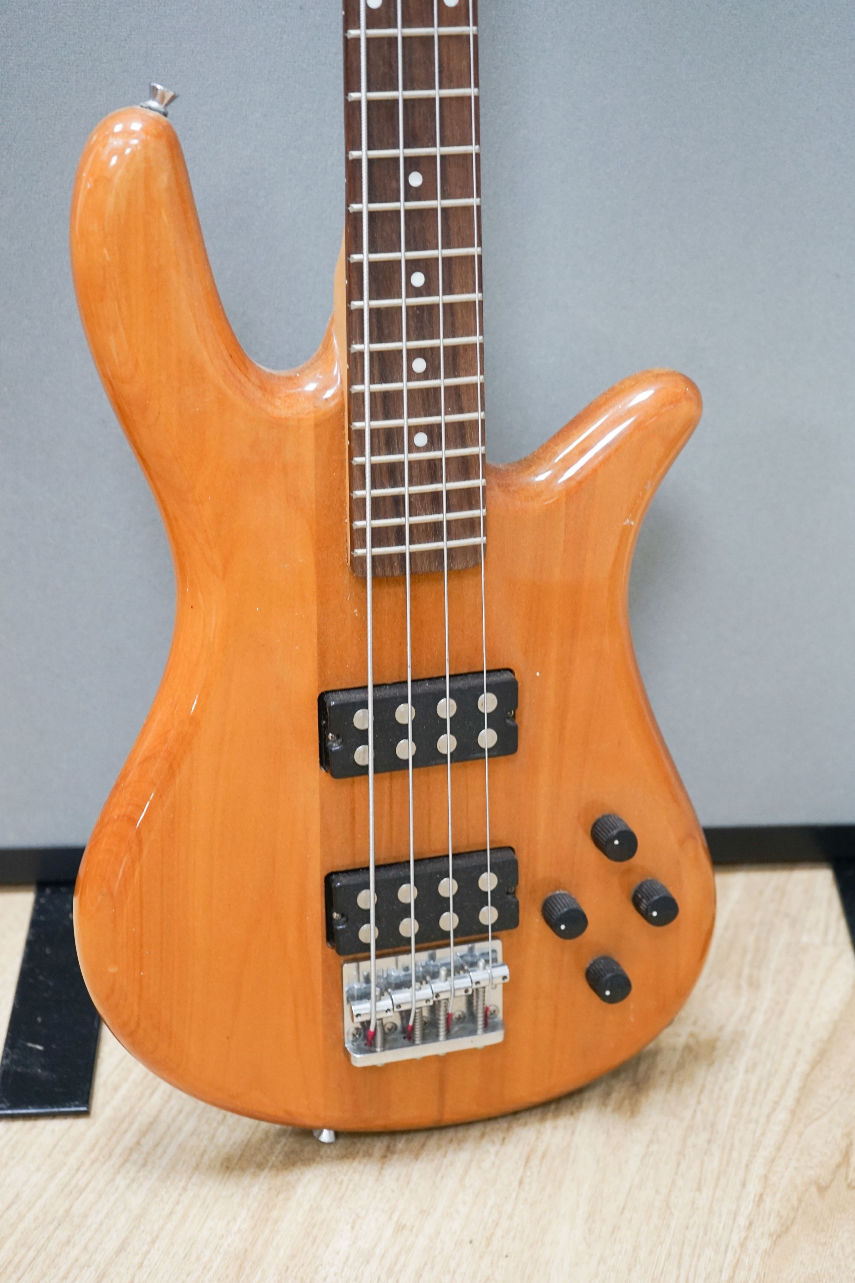 A Wesley bass guitar